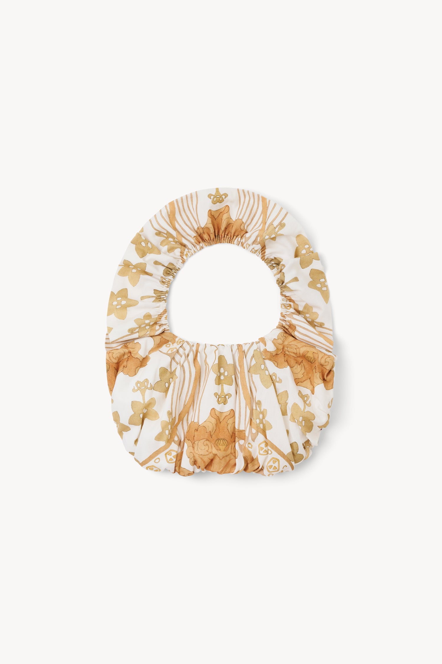The scrunchie bag in Tulip print