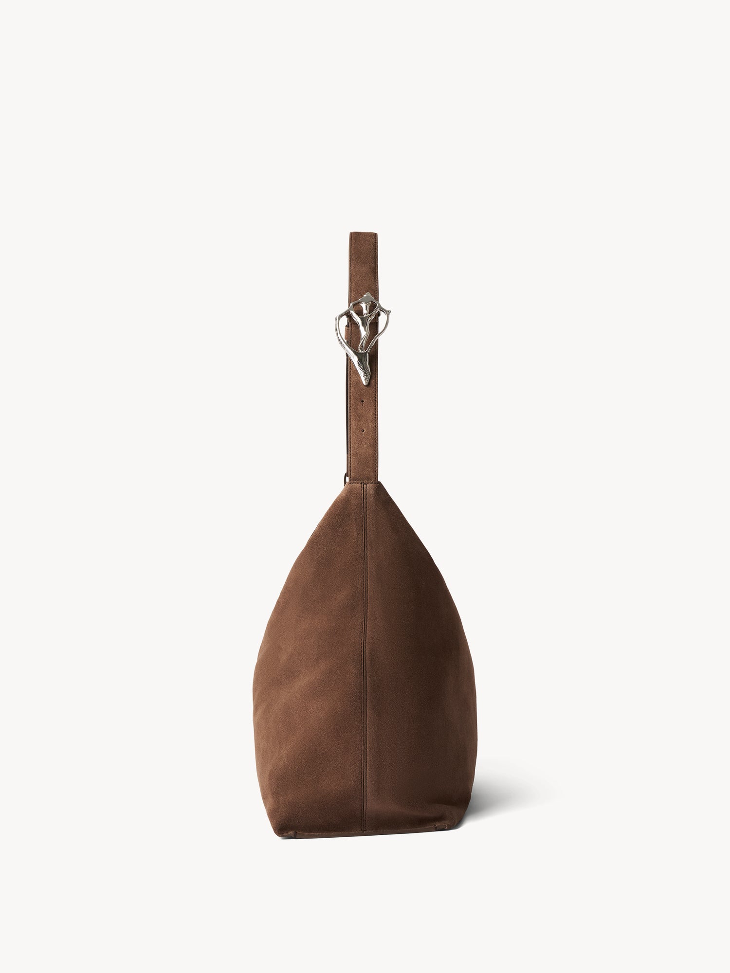 The Seashell suede tote