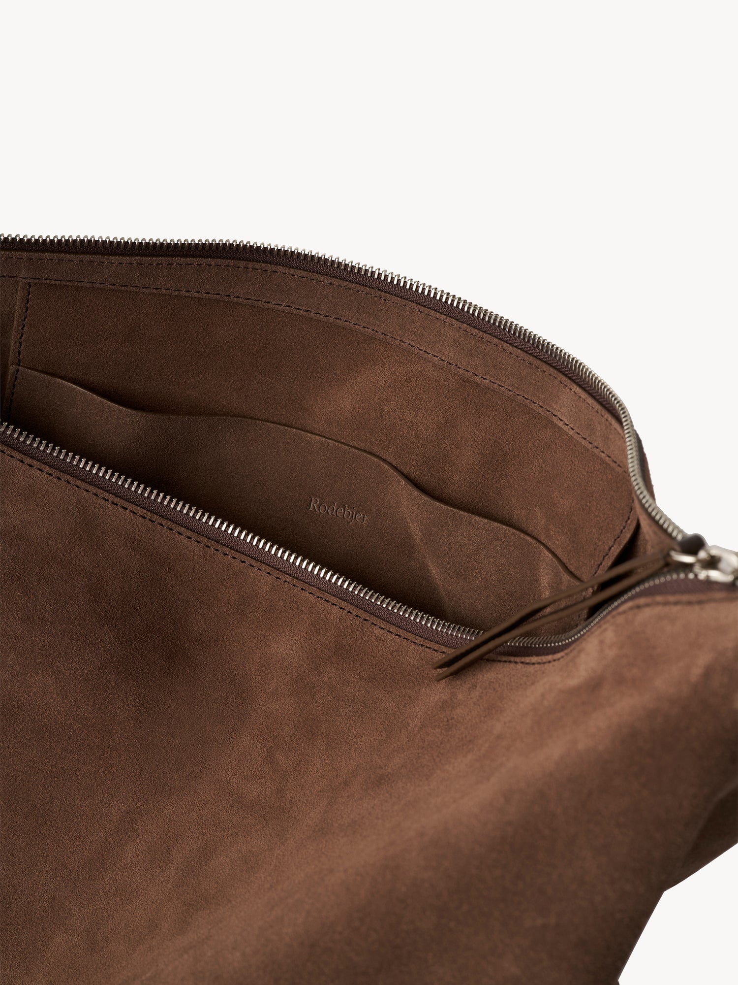 The Seashell suede tote